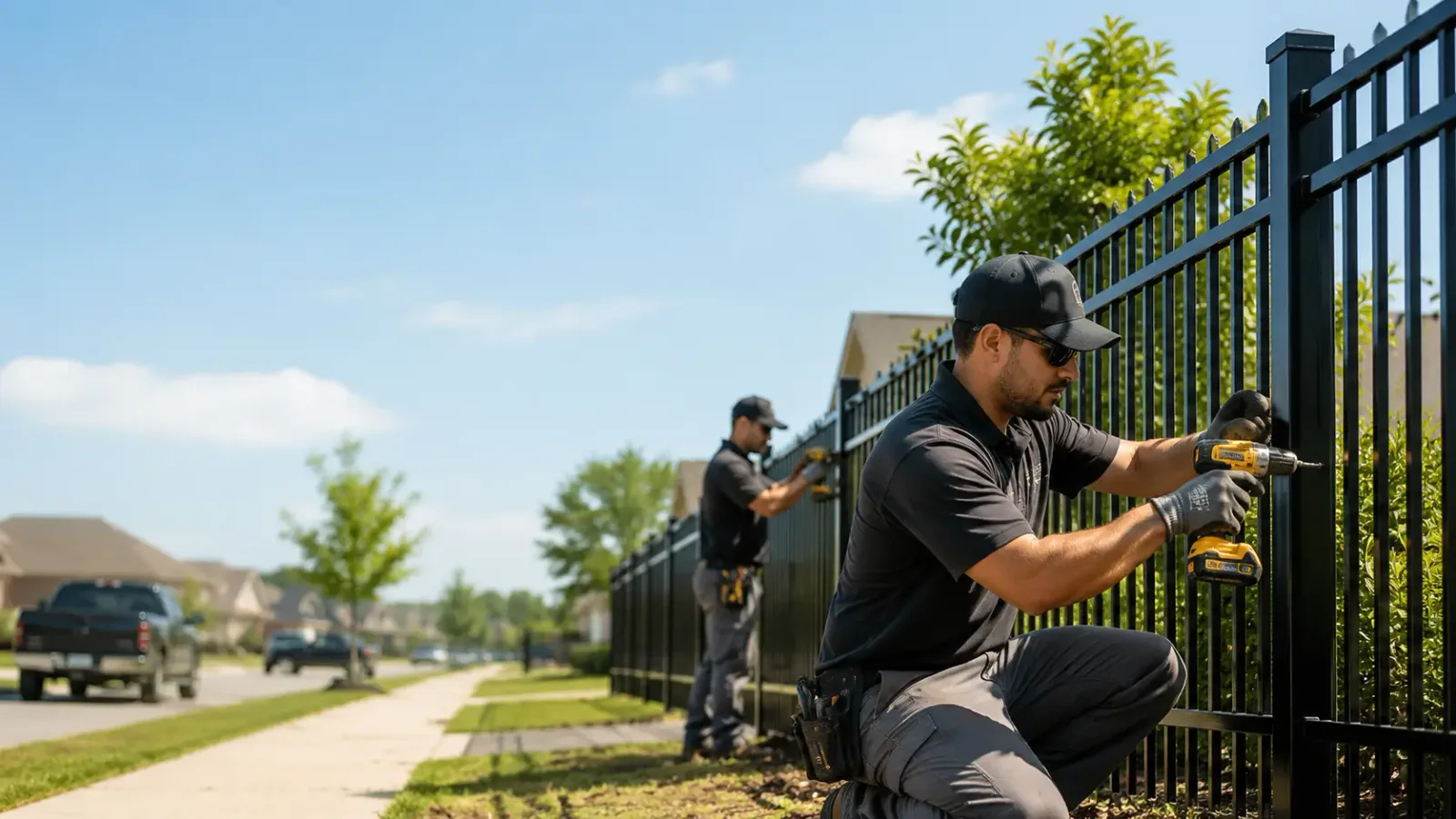 Metal Fence Installation in Westport, CT